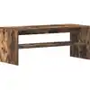 Image de vidaXL Armoire TV chêne fumé 100x40x40 cm Bois composite
