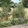 Image de vidaXL Lumière de jardin Vintage vert brossé 57 x 49 x 241 cm