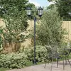 Image de vidaXL Lumière de jardin Vintage vert brossé 68 x 20 x 235 cm