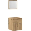 Image de vidaXL Ensemble de meubles de salle de bain 2 pièces chêne artisan bois composite