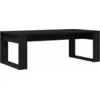Image de Table Basse Chêne Noir 102X50X35 Cm Avec Bois d'Ingénierie Lumarko
