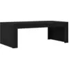 Image de Table Basse Chêne Noir 102X50X35 Cm Matière Bois Lumarko !