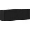 Image de vidaXL Armoires TV 2 pièces Chêne noir 120 x 30 x 41 cm Bois composite