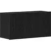Image de vidaXL Armoire TV Chêne noir 80 x 30 x 41 cm Bois composite