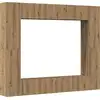 Image de vidaXL Ensemble de 8 meubles TV à montage mural Chêne Artisan Bois composite