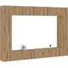 Image de vidaXL Ensemble de 8 meubles TV à montage mural Chêne Artisan Bois composite