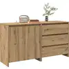 Image de vidaXL Sideboard 2 pcs. chêne artisan matériau bois