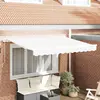 Image de vidaXL Tissu de remplacement pour store, blanc, 3 x 2,5 m, polyester