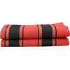 Image de vidaXL Tissu de remplacement pour store, orange et noir, 1000 x 160 cm, polyester