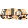 Image de vidaXL Tissu de remplacement pour store, jaune et gris, 1000 x 160 cm, polyester