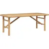 Image de vidaXL Table basse marron 110 x 50 x 43 cm bambou