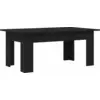 Image de Table basse noire, 100 X 60 X 42 cm, en aggloméré Lumarko !