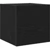 Image de vidaXL Étagère murale pour téléviseur, chêne noir, 30,5 x 30 x 30 cm