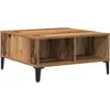 Image de Table Basse Vieux Bois 60X60X30 Cm Bois d'Ingénierie Lumarko !