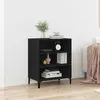 Image de vidaXL Sideboard noir imitation chêne 57 x 35 x 70 cm Bois composite