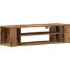 Image de Meuble TV vidaXL en bois recyclé 100 x 30 x 26,5 cm, aggloméré