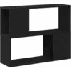 Image de vidaXL Ensemble de meubles TV mural noir aspect chêne 80 x 24 x 63 cm