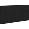 Image de vidaXL Tête de lit noir imitation chêne 160 x 1,5 x 80,5 cm
