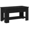 Image de vidaXL Table basse Chêne noir 101 x 49 x 52 cm Bois composite