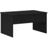 Image de vidaXL Table basse noire imitation chêne 80 x 50,5 x 41,5 cm