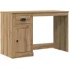Image de vidaXL Bureau Artisan en chêne 50 x 115 x 75 cm Matériau dérivé du bois