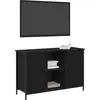 Image de Ensemble de meubles TV vidaXL, 101 x 35 x 65 cm, noir, imitation chêne