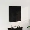 Image de vidaXL Armoire murale noire aspect chêne 69,5 x 34 x 90 cm