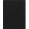 Image de vidaXL Armoire murale noire aspect chêne 69,5 x 34 x 90 cm