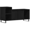 Image de vidaXL Ensemble d'armoires TV noir imitation chêne 100 x 35 x 55 cm