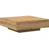 Image de vidaXL Table basse en chêne Artisan 100 x 100 x 31 cm
