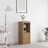 Image de vidaXL LED-Sideboard Chêne Artisan 41 x 37 x 100 cm Matériau dérivé du bois