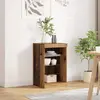 Image de vidaXL LED-Sideboard vieux bois 41 x 37 x 67 cm Matériau dérivé du bois