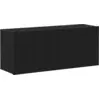 Image de vidaXL Ensemble d'armoires TV noir imitation chêne 100 x 30 x 41 cm