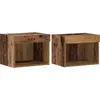 Image de vidaXL Ensemble d'armoires TV 2 pcs Vieux bois 40 x 30 x 30 cm Bois composite