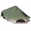 Image de Tente tipi vidaXL avec toit et espace de rangement, verte, 680 x 430 x 270 cm, en taffetas