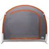 Image de Vidaxl Bike Storage Tent Grey And Orange 268 X 240 X 191 Cm Taffeta