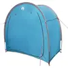 Image de vidaXL Garage à vélos avec toit avec stockage Bleu 210 x 90 x 174 cm