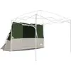 Image de vidaXL Tente intérieure avec toit et espace de rangement, verte, 280 x 220 x 176 cm, taffetas