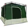 Image de vidaXL Tente intérieure avec toit et espace de rangement, vert, 290 x 288 x 234 cm, taffetas