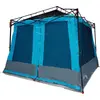 Image de vidaXL Tente intérieure avec toit et espace de rangement, bleue, 291 x 291 x 240 cm, taffetas