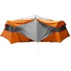 Image de vidaXL Tente intérieure avec toit, gris et orange, 520 x 520 x 190 cm, taffetas