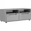 Image de vidaXL Armoire TV VISNES gris béton 100x40x38 cm Bois composite