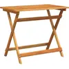 Image de vidaXL Table de jardin marron 90 x 55 x 75 cm bois massif acacia