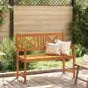 Image de Banc d'extérieur vidaXL Nature 110 x 56 x 90 cm en bois massif d'acacia