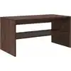 Image de vidaXL Armoire TV marron imitation chêne 80x40x40 cm Bois composite