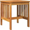 Image de vidaXL Table d'appoint en bois massif d'acacia, finition huilée naturelle