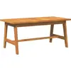 Image de Table basse marron en bois d'acacia massif Lumarko !