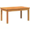 Image de Table basse marron en bois d'acacia massif Lumarko !