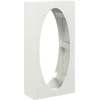 Image de vidaXL Étagère à bois de chauffage Blanc 50x23x100 cm Acier laminé à froid