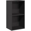 Image de vidaXL Étagère à bois de chauffage Noir 40x30x75 cm Acier laminé à froid